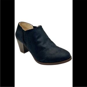 LifeStride Women's Joelle Leather Ankle Boot Black - 8.5W